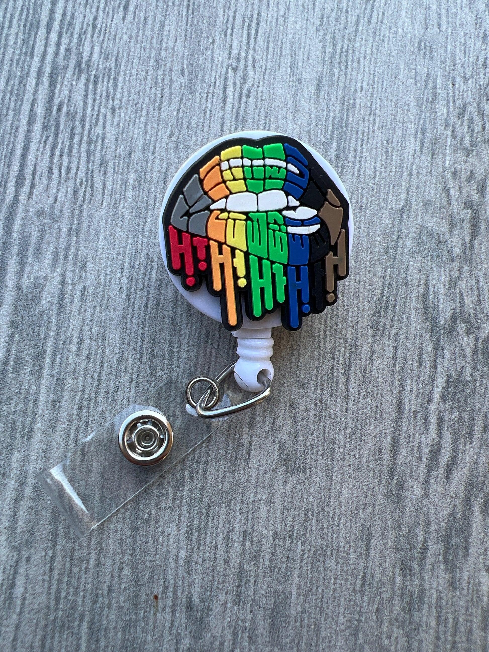 badge reel colorful, LGBTQ badge, love is love badge, pride badge, butterfly badge, tolerance badge, be kind badge, lips badge, groovy badge
