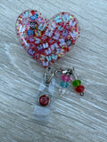 Butterfly badge, Heart Badge Reel, Butterflies badge Holder, Acrylic Badge, Spring Badge Reel, teacher badge, worker badge, Summer Badge