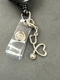 Heart Stethoscope Charm