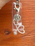 Heart Stethoscope Charm