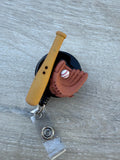 Baseball Badge, softball badge reel, sports badge reel, coach badge reel, nurse badge reel, Rec center badge