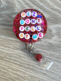 Please don’t yell at me Badge Reel, Custom Badge Reel, Custom Name Tag, Custom Nurse Badge, Worker Badge, Teacher Badge, mental health month