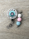 Cat Badge Reel, Toe Beans badge, Kitten Badge, Nurse Badge, Student Nurse, LVT badge, Nurse Gift, DVM badge, RVT badge, Veterinary Badge