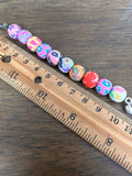 Cervical dilation beads, badge reel accessories, labor and delivery teaching tool, L&D nurse, maternity nurse, midwife, nurse gift