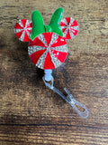 Mouse ear rhinestone badge reel, nurse badge reel, healthcare worker badge, vet tech badge, work badge, lgbtq badge, pride
