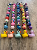 Duck Cervical dilation beads, badge reel accessories, labor and delivery teaching tool, L&D nurse, maternity nurse, midwife, nurse gift