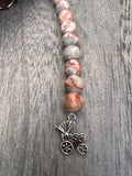 Dilation beads, badge reel accessories, labor and delivery teaching tool, L&D nurse, maternity nurse, midwife tools