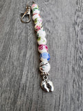 Cervical dilation beads, badge reel accessories, labor and delivery teaching tool, L&D nurse, maternity nurse, midwife