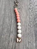 Cervical dilation beads, badge reel accessories, labor and delivery teaching tool, L&D nurse, maternity nurse, midwife, effacement beads