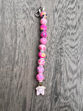 Cervical dilation beads, badge reel accessories, labor and delivery teaching tool, L&D nurse, maternity nurse, midwife, effacement beads