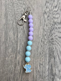 Cervical dilation beads, badge reel accessories, labor and delivery teaching tool, L&D nurse, maternity nurse, midwife, effacement beads