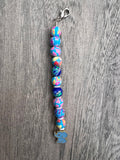 Cervical dilation beads, badge reel accessories, labor and delivery teaching tool, L&D nurse, maternity nurse, midwife, effacement beads