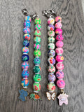 Cervical dilation beads, badge reel accessories, labor and delivery teaching tool, L&D nurse, maternity nurse, midwife, effacement beads