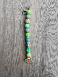 Cervical dilation beads, badge reel accessories, labor and delivery teaching tool, L&D nurse, maternity nurse, midwife, effacement beads