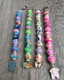 Cervical dilation beads, badge reel accessories, labor and delivery teaching tool, L&D nurse, maternity nurse, midwife, effacement beads