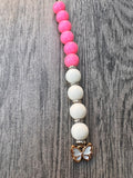 Cervical dilation beads, badge reel accessories, labor and delivery teaching tool, L&D nurse, maternity nurse, midwife, effacement beads