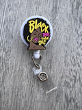Black nurses rock badge reel, healthcare worker, nurse badge, work badge, badge reel, black excellence