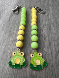 Cervical dilation beads, badge reel accessories, labor and delivery teaching tool, L&D nurse, maternity nurse, frog effacement beads