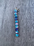 Cervical dilation beads, badge reel accessories, labor and delivery teaching tool, L&D nurse, maternity nurse, midwife, nurse gift