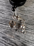 Badge Charm, Cute Badge Holder Charm, Badge Buddy, RN Badge Buddy, Badge Reel Charms, Dog Lover Charm, RVT Charm, DVM Charm, Rvt Keychain