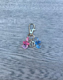 I love tiny humans, Badge Reel Accessory, NICU, L & D Charm, Badge Accessories, Happy Accessory, Nurse Badge, Tiny Human, Nurse, NP, Peds,
