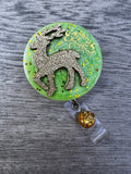 Christmas badge reel, X-mas badge, Christmas Tree badge,Reindeer Badge, Candy Cane Badge, Merry Christmas Badge, Holiday Badge
