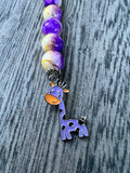 Cervical dilation beads, badge reel accessories, labor and delivery teaching tool, L&D nurse, maternity nurse, midwife, giraffe, zoo animal