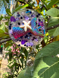Mermaid Badge reel rhinestone badge reel, nurse badge reel, healthcare worker badge, vet tech badge, work badge, funny badge, id badge