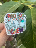Boo Boo Crew Ghost Badge Reel, Halloween Badge Reel, Ghost Badge Reel, Retractable Badge Reel, RN badge, ER badge, Nurse Badge, Halloween