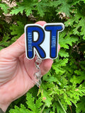 RT badge, Respiratory Therapist Badge Reel, Retractable Badge Reel, Nurse Badge, Student Nurse, ID badge, Nurse Gift, pulmonary care nurse