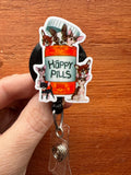 Chihuahua Badge reel, Student Nurse, Teacher badge, Rn badge, ER badge, Worker Badge, DWM badge, Rvt badge, pharmacy badge, pharmacist badge