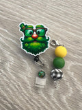 Saint Patrick’s Day Badge, Leprechaun Badge, Top Hat Badge, Clover Badge, Shamrock Badge, Lucky Badge, St Patrick’s Day Badge, Worker Badge