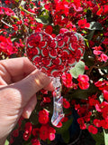 Watermelon fruit badge, foodie badge, fun badge, glitter badge, badge reel, summer badge, fruit badge, teacher badge, Student ID badge