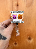 Peanut Butter and Jelly Badge, health care badge, Med nurse badge, nurse badge, Medical Badge, Butter badge, Teacher Badge, funny badge