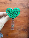 Frog handmade badge, Heart Badge Reel, Anatomy ID Holder, RN Key Card, Animal Lover Badge Reel, teacher badge, worker badge, Student badge