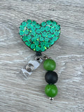Frog handmade badge, Heart Badge Reel, Anatomy ID Holder, RN Key Card, Animal Lover Badge Reel, teacher badge, worker badge, Student badge