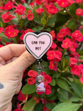 Can you not heart badge, Teacher badge, Nurse Badge, ID badge, Nurse Gift, mental health worker, Worker Badge, Student Badge, Humor Badge