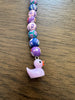 Duck Cervical dilation beads, badge reel accessories, labor and delivery teaching tool, L&D nurse, maternity nurse, midwife, nurse gift,