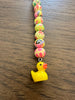 Duck Cervical dilation beads, badge reel accessories, labor and delivery teaching tool, L&D nurse, maternity nurse, midwife, nurse gift,
