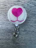 Puppy Paw Badge, Kitty Badge Reel, Love Badge Reel, Doggy paws Badge, ID holder, Retractable Animal Lover Badge, Animal Badge Reel, DVM