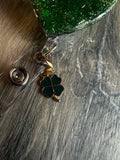 St. Patrick's Day Badge Reel, Clover badge reel, heart badge, lucky clover badge, Irish badge, lucky charm badge, shamrock badge, green