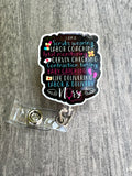 Labor and Delivery Nurse Retractable Badge Reel, Nurse Badge, Student Nurse, ID badge, Nurse Gift, Fun badge, Name Badge Holder, MBU
