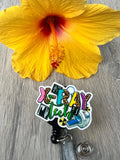 Xray Tech Retractable Badge Reel, radiologist badge, funny badge reel, Nurse Badge, Student Nurse, ID badge, RAD badge, Radiology Badge
