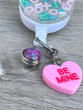 Xoxo Love Badge , So Cute Badge Reel, Love Badge Reel, sweetheart badge, be mine badge, Valentine's badge, heart badge, Nurse badge