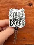 Funny Badge reel, Nurse Badge, Student Nurse, ID badge, Teacher badge, Name Badge Holder, Office ID holder, Rn badge, ER badge, Worker Badge