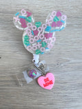 Xoxo Love Badge , So Cute Badge Reel, Love Badge Reel, sweetheart badge, be mine badge, Valentine's badge, heart badge, Nurse badge