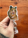 Hamster Badge Reel, Peace Badge, Animal Badge, Student Nurse, Nurse Gift, Funny badge reel, Name Badge Humor Badge, Teacher Badge, LVT, RVT
