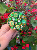 St Patrick's Day Badge Reel, Clover badge reel, heart badge, lucky clover badge, Irish badge, lucky charm badge, shamrock badge