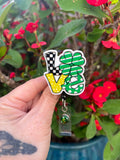 Saint Patrick’s Day Badge, Clover Badge, Leprechaun Badge, St Patrick’s Day Badge, Green Holiday Badge, Shamrock badge