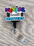Mental Health Matters badge, Nurse Badge, Psychologist Badge, Psychology Badge, You matter badge, Mental Health Pin, mental health month